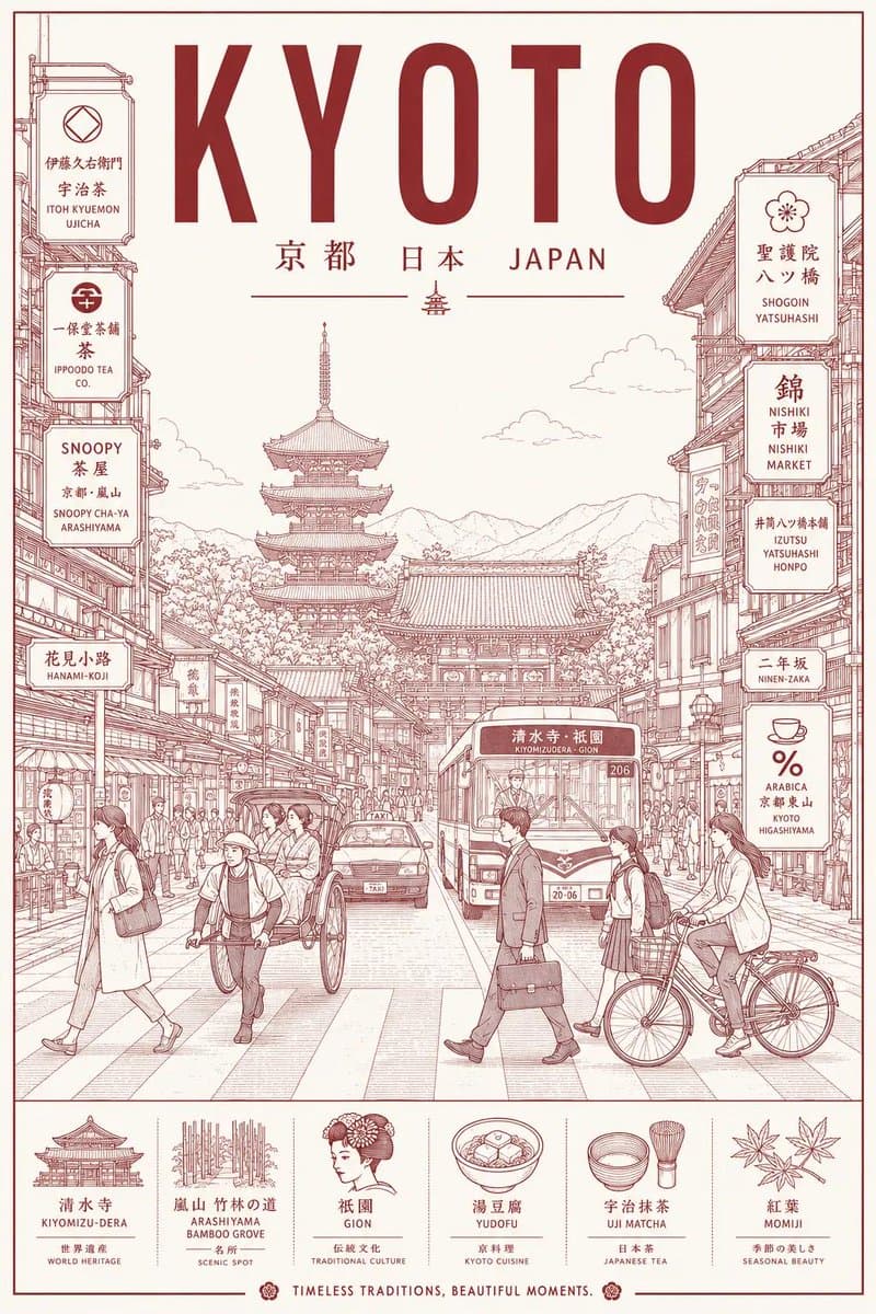 Create an ultra-high-resolution minimalist line-art travel p
