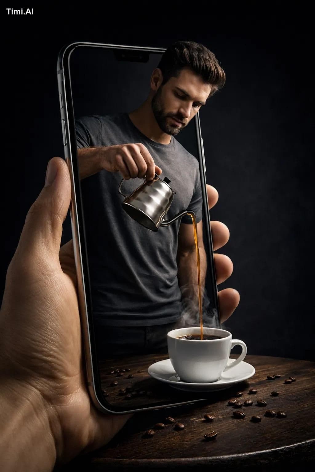 “Ultra-realistic surreal conceptual photograph of a modern s