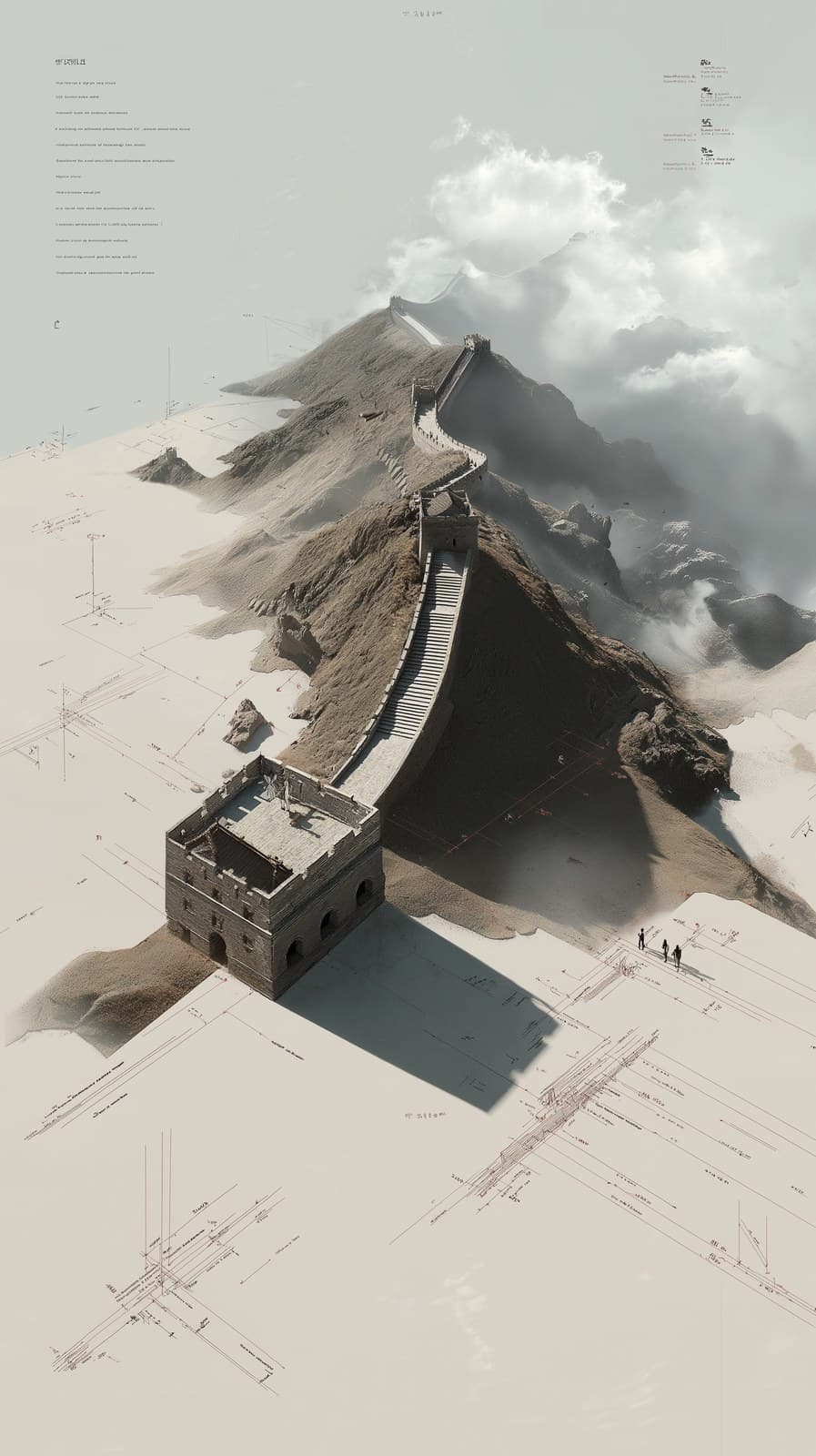 A high-resolution architectural image of the ancient Great W