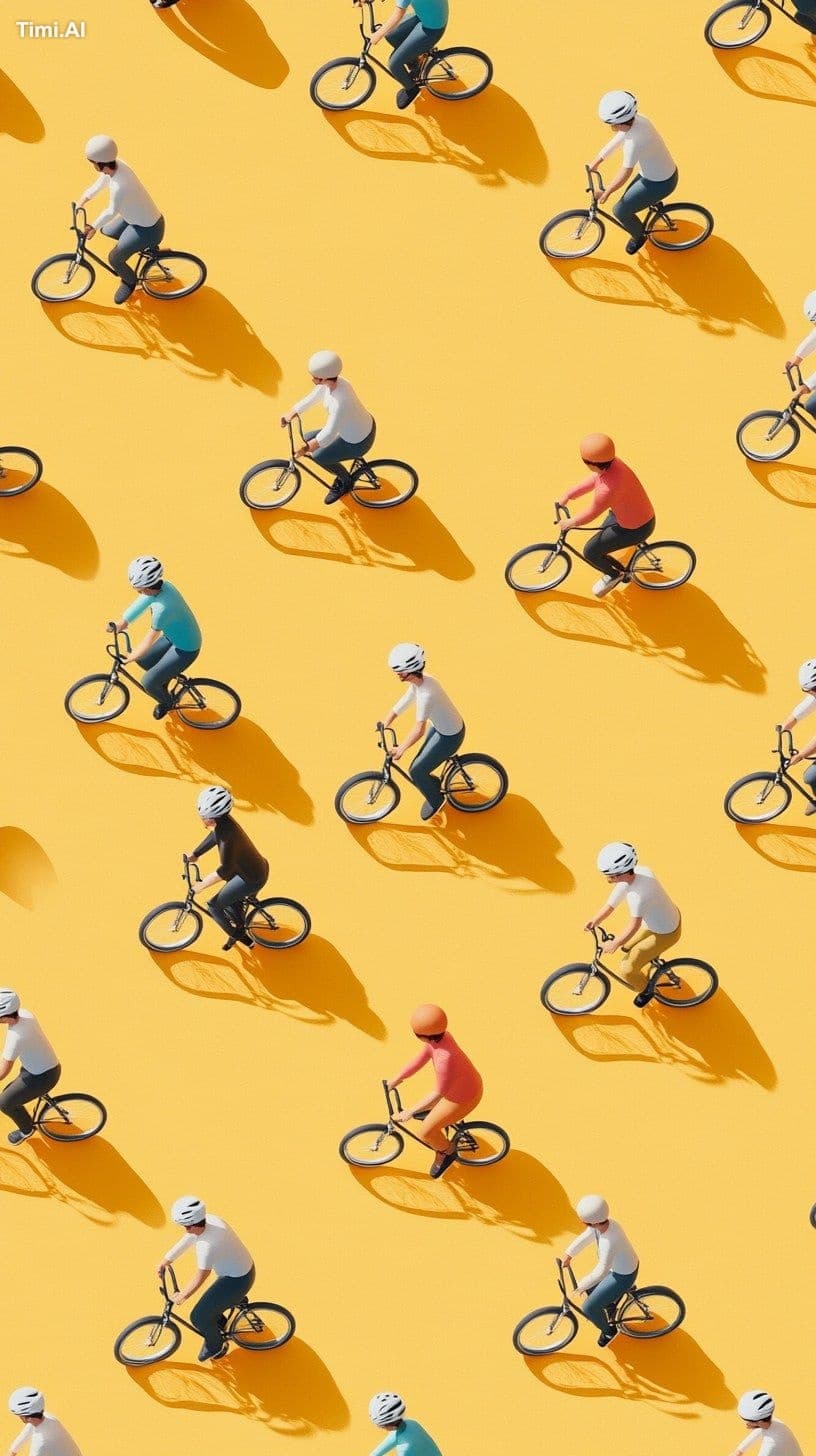 A small isometric pattern of small realistic people heads, n