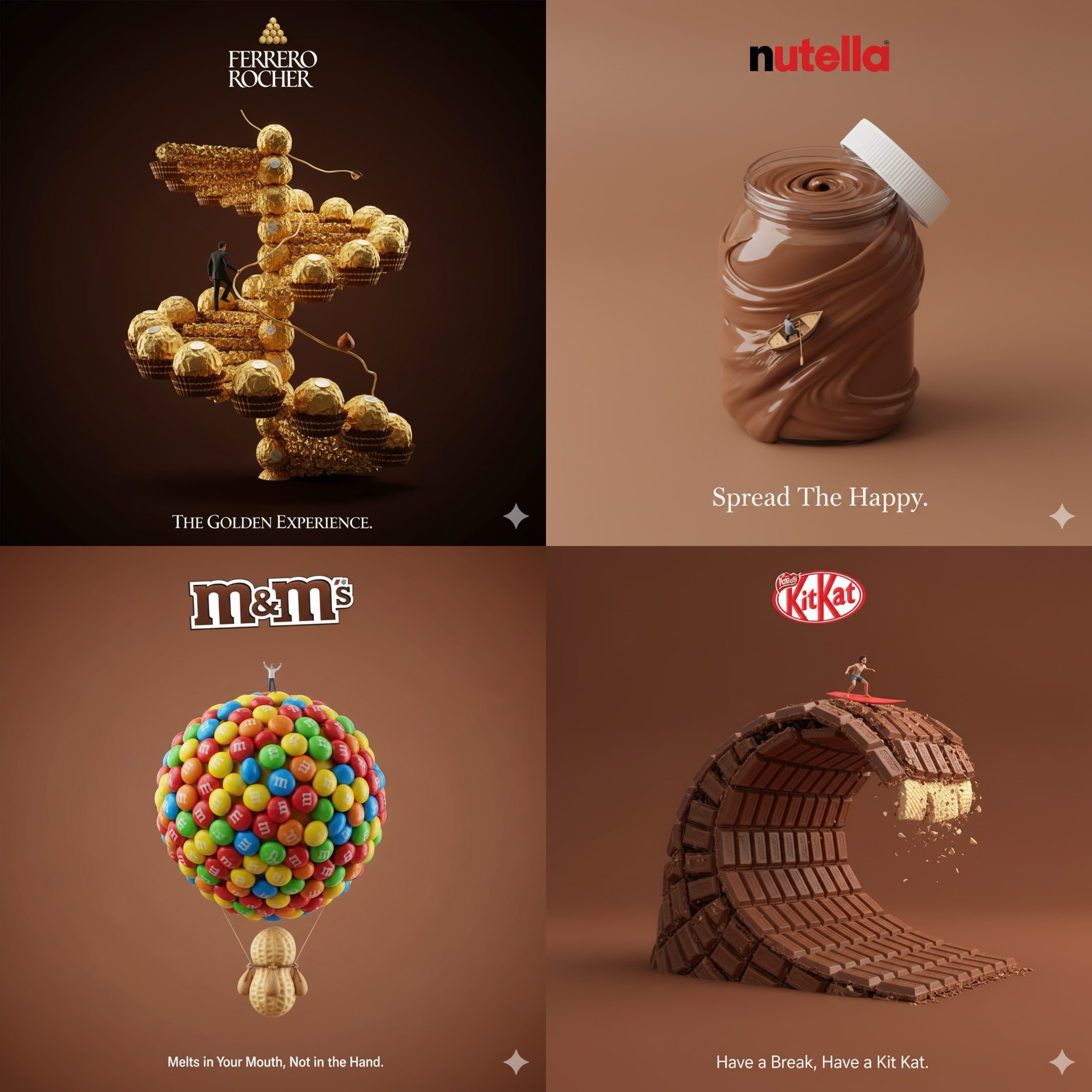 Miniature Chocolate Brand Fun 

I love crafting this prompt 