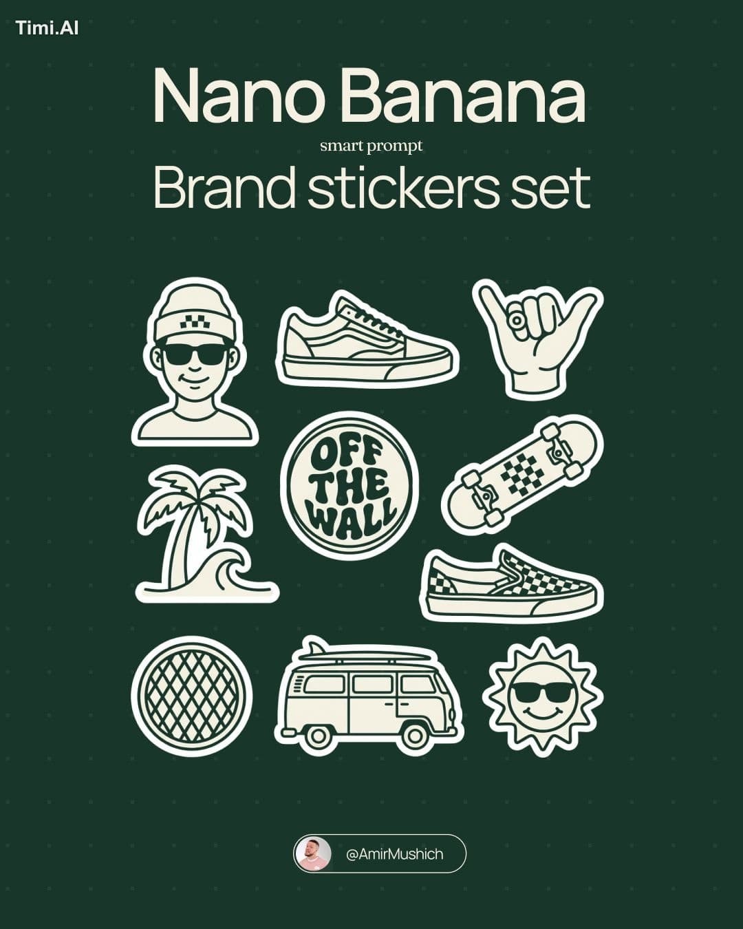 [BRAND NAME]. Act as a vector illustrator designing a trendy