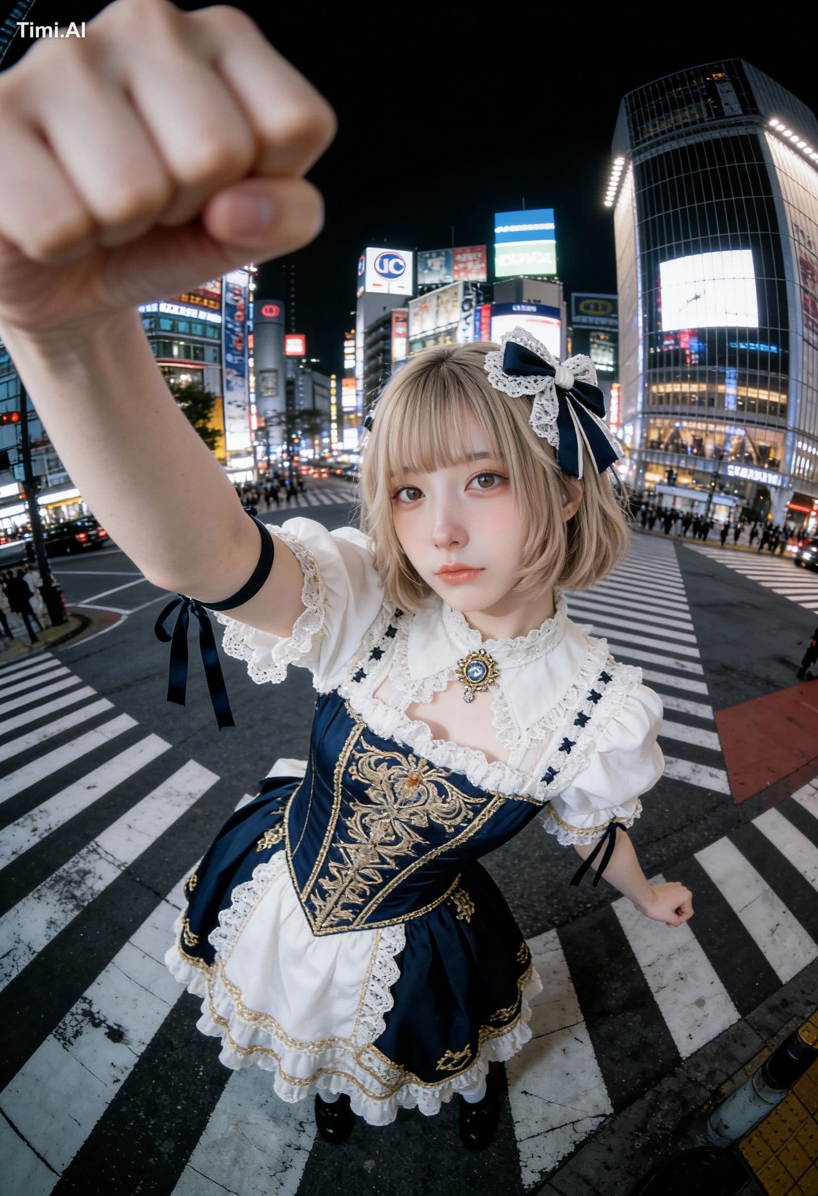 プロンプトをアレンジしてみました。参照画像があっても無くても作れるので便利です。最後の行に電話ボックスのプロンプトありま