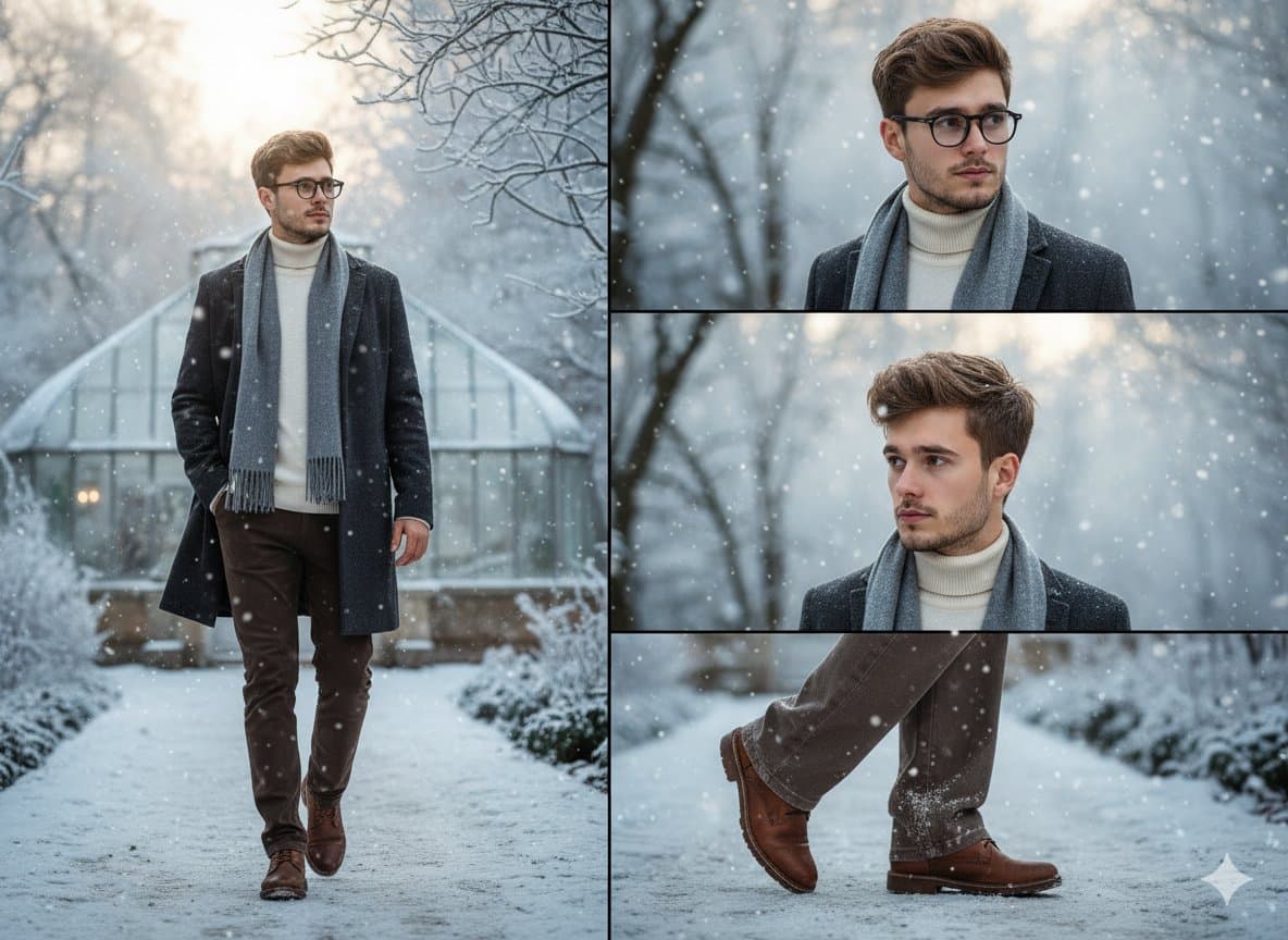 A quiet walk through winter’s glass garden, using Gemini Nan