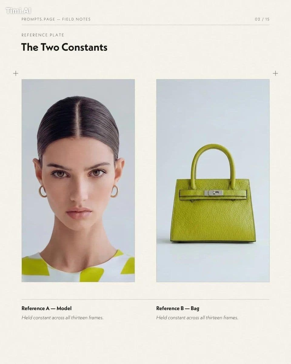 A professional editorial fashion photograph of a young woman